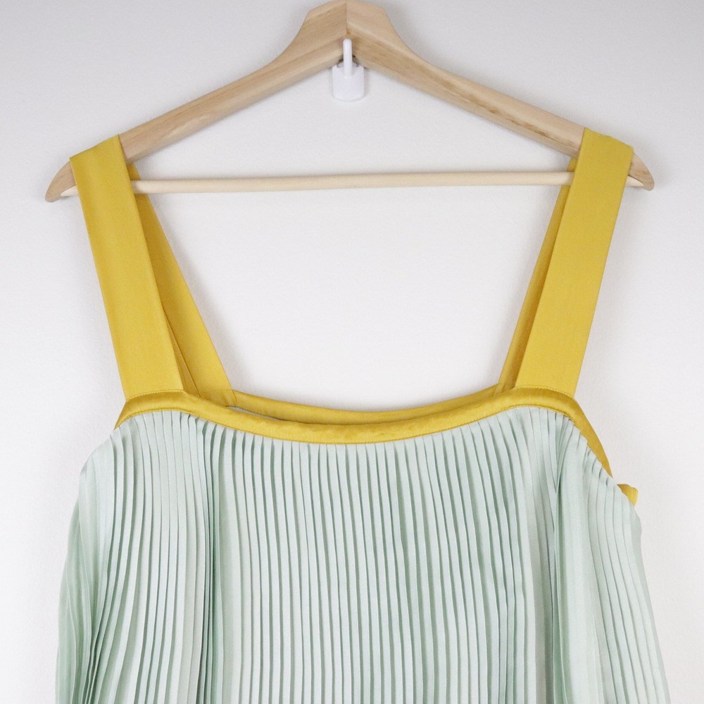 NWT Anthropologie Guapa Pleated Colorblock Dress Small - Picture 4 of 11